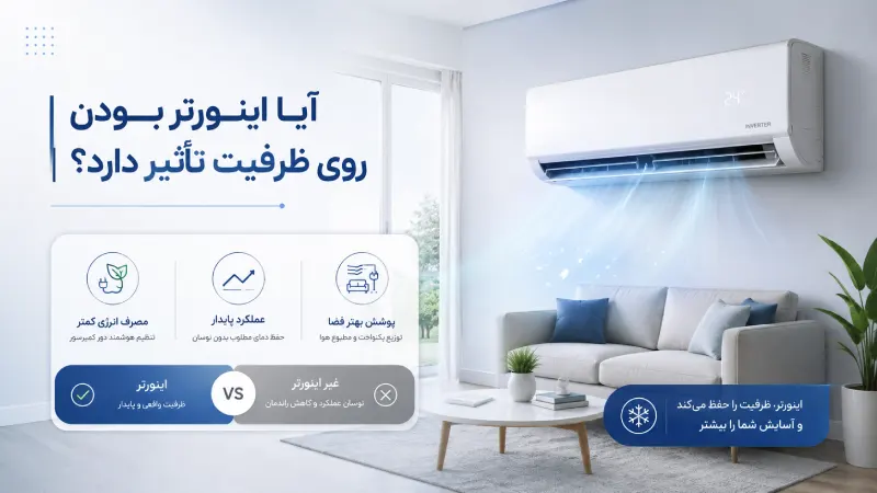 آیا اینورتر بودن روی ظرفیت تأثیر دارد؟