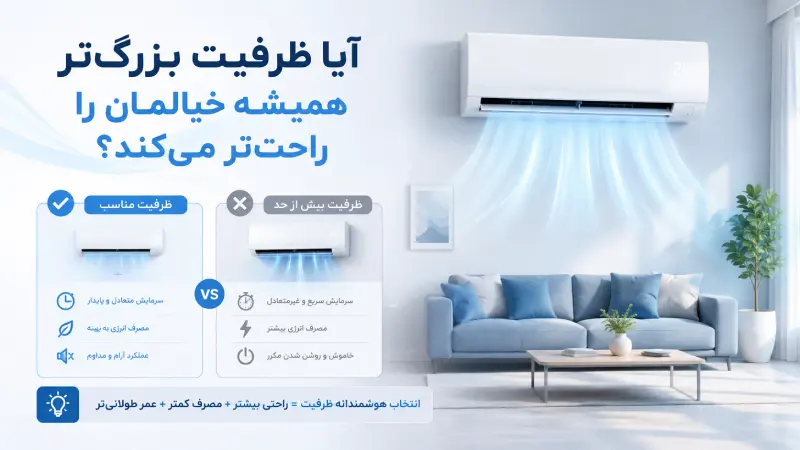 آیا ظرفیت بزرگتر همیشه خیالمان را راحتتر میکند؟