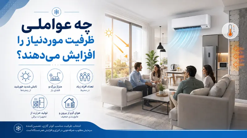 چه عواملی ظرفیت موردنیاز را افزایش میدهند؟