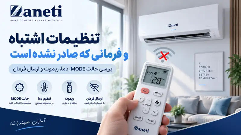 تنظیمات اشتباه و فرمانی که صادر نشده است
