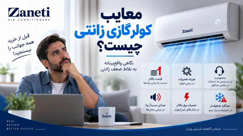 معایب کولر گازی زانتی چیست؟