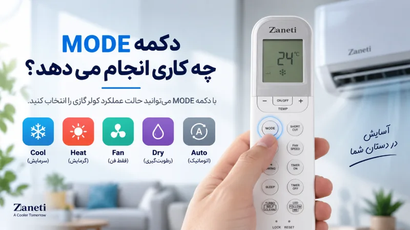 دکمه MODE چه کاری انجام میدهد؟