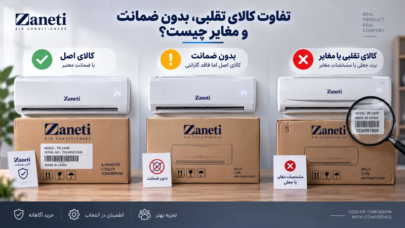 تفاوت کالای تقلبی، بدون ضمانت و مغایر چیست؟