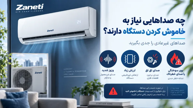 چه صداهایی نیاز به خاموش کردن دستگاه دارند؟